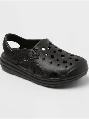 Cat & Jack Black Kids'  Clog Shoes Size 12